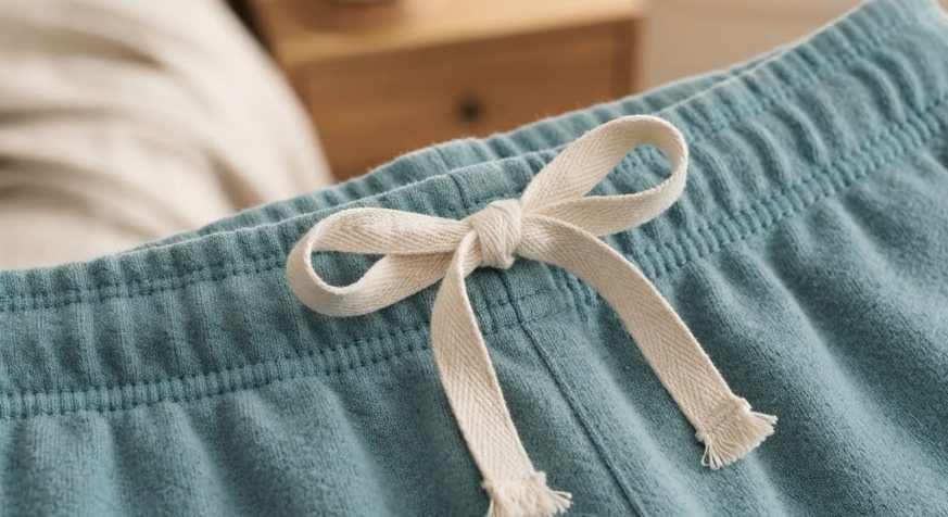 Brushed Cotton Pyjama Pant — detail view