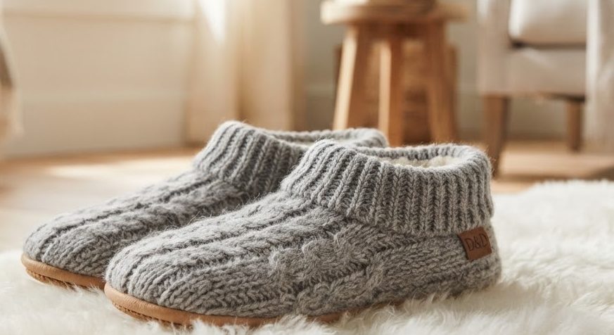Knit Slipper — detail view