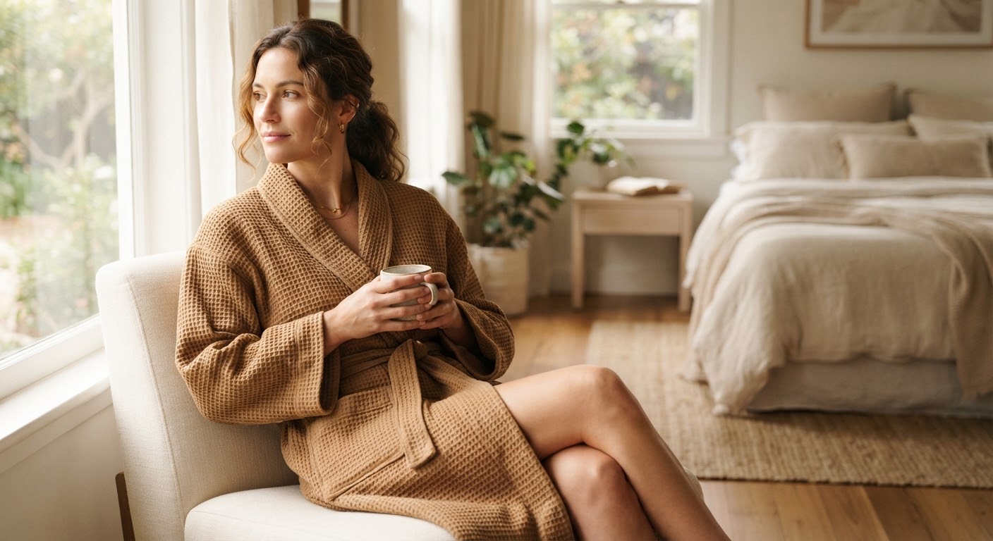 Waffle Lounge Robe — product photo